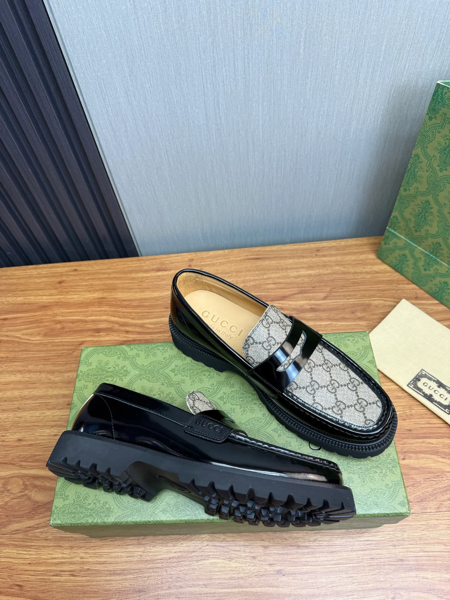 Factory price 580💰 GUCCI. Gucci men's business casual leather shoes, luxurious and noble👞All imported original brand leather materials, just to create a more comfortable wearing experience, upper: original cowhide. Frosted cowhide➕Imported full cowhide, original outsole✔️16-45 (45 non-refundable)